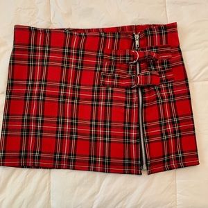 DELIA’S Tartan Style Mini Skirt